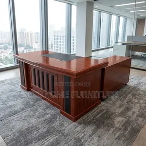 Executive Office Desk 1.8m with Mahogany Finish