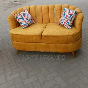 Sofa ya Kisasa ya Watu 2 yenye Spring Cushion
