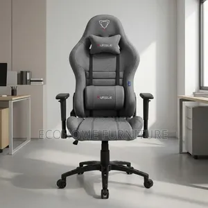 Gray Fabric Gaming Chair