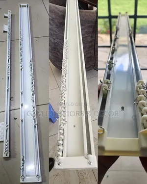 Aluminium Curtain Rails for Ceiling Mount Fixing