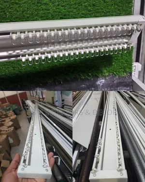 Aluminium Double Curtain Rails