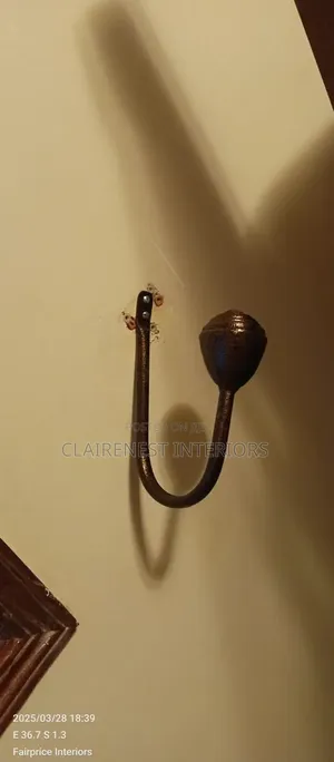 Vishikilia Pazia vya Elegant Brown na Bronze (Jozi)