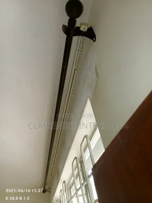 Fimbo za Pazia Zilizopakwa Rangi (Powder Coated) - Zilizonyooka na Zilizopinda