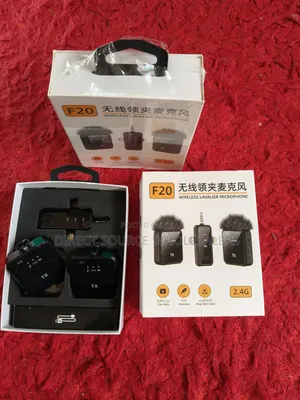 F20 Clip-on Wireless Lavalier Microphone