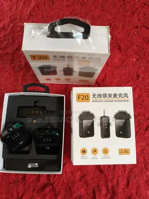 F20 Wireless Lavalier Microphone kwa Mahojiano, Vlogs, Live Streaming