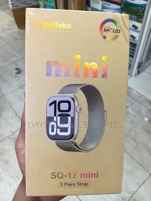 HainoTeko SQ-17 Saa Ndogo Janja yenye Skrini ya AMOLED na Kamba 3