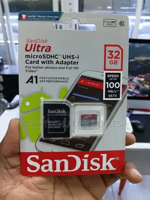 SanDisk Ultra 32GB microSDHC UHS-I Memory Card