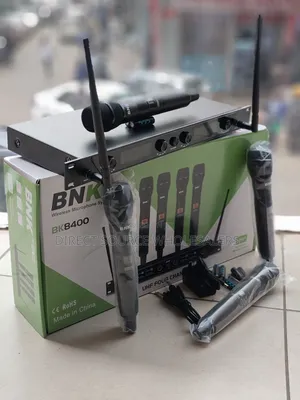 BNK BK8400 4-Channel Wireless Microphone UHF System