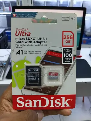 SanDisk Ultra 256GB microSDXC UHS-I Kadi yenye Adapta