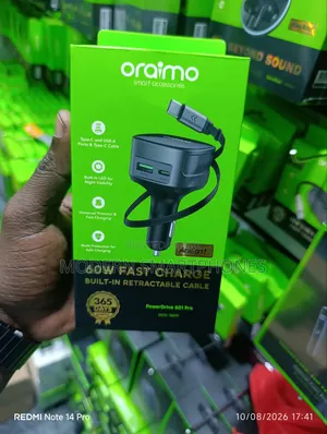 Oraimo PowerDrive 60W Fast Charge Car Charger