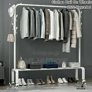 Raki ya Nguo ya Simu ya Boutique/Hifadhi ya Nyumbani