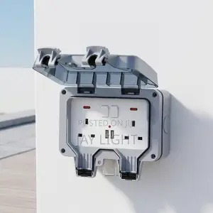 UK EU IP66 Waterproof Wall Electrical Socket
