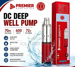 DC Deep Well Pump - 600W, 72V, 70m Head