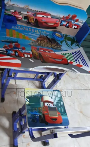 Children's Car Themed Table and Chair Set