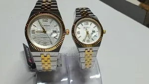 Curren Two-Toned Couple Watches