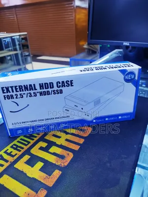 USB External HDD Case for 2.5"/3.5" SSD or HDD