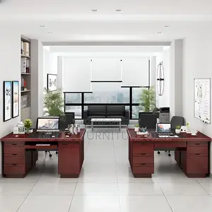 Dawati la Ofisi la Kifahari la Mahogany 120CM