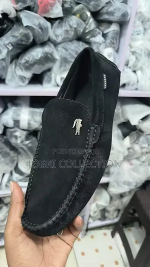 Men's Lacoste Slip-on Suede Loafers