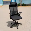 Kiti cha Ofisi cha Ergonomic cha Mgongo Mrefu chenye Kichwa Kinachoweza Kurekebishwa - 3