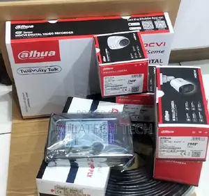 Dahua 4-Chaneli CCTV Kit - Mfumo Kamili wa Kamera za Usalama