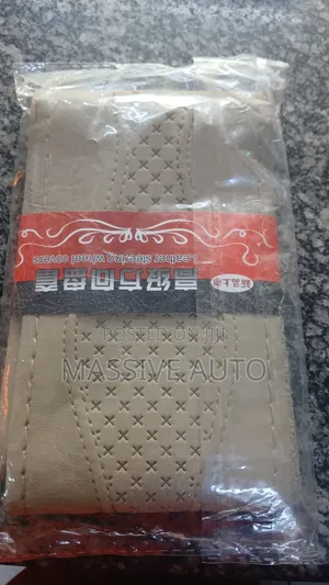 Pure Leather Steering Wheel Cover
