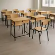 Classroom Desk Chair Set - 1