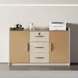 Modern Wooden Credenza Cabinet - 2