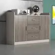 Modern Wooden Credenza Cabinet - 3
