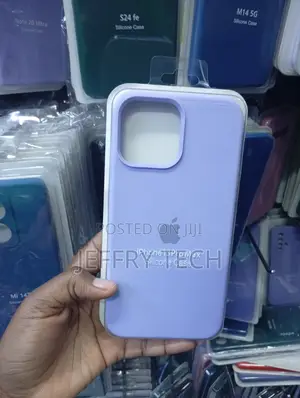 Lilac-Purple Silicone Phone Case for Apple iPhone 13 Pro Max
