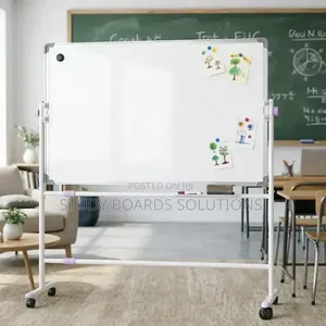 6ft x 4ft Magnetic Whiteboard with Wheeled Stand