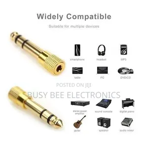 1/4-inch to 3.5mm Stereo Headphone Adapter