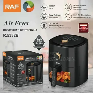 Visible Air Fryer - No Oil, Multifunctional, Large Capacity