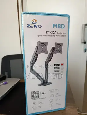 Zeno M8D Double Arm Spring Tension Monitor Stand
