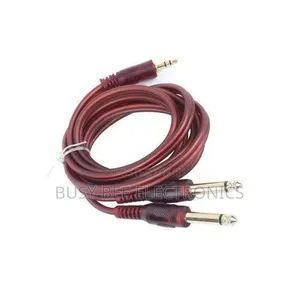 Kebo ya 3.5mm TRS kwenda Dual 6.35mm TS Mono Breakout