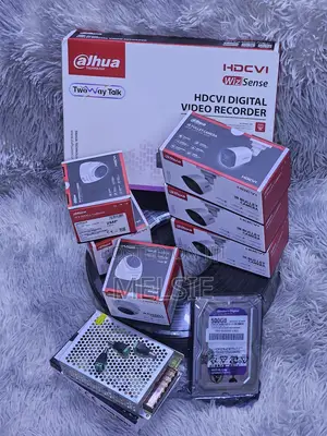 Seti ya CCTV ya Dahua Kamera 4 na DVR ya Chaneli 4