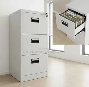 Office Cabinet - 3 Drawer Lockable Storage Unit
