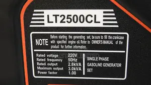 AICO LT2500CLE 2.8 KVA Petrol Generator