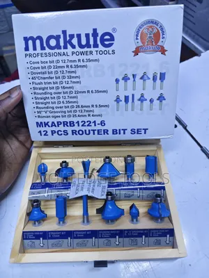 6mm Router Bit Set - 12 Pieces