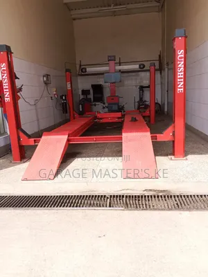 Seti Kamili ya Wheel Alignment na 4-Post Lift