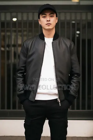 Quality Bomber Leather Jacket
