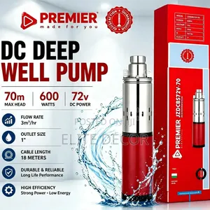 Pampu ya Kisima Kirefu Premier 1000W 120V DC