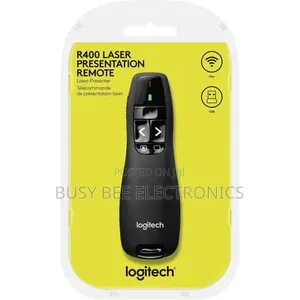 Kidhibiti cha Logitech R400 Laser kwa Mawasilisho