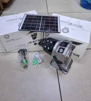 Kamera ya V380Pro Dual Lens Solar PTZ yenye SIM na SD Card Slot