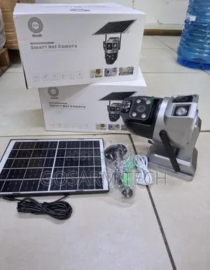 Kamera ya CCTV ya V380 Dual Lens Solar 4G PTZ