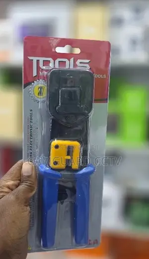 Kifaa cha Kukandia RJ45 Pass-Through kwa Cat5e Cat6