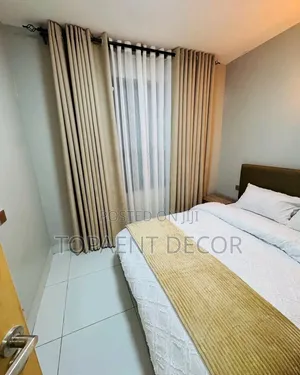 Beige Well-Made Curtains