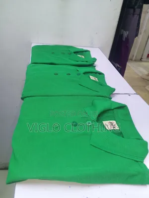 Fulana za Polo za Kijani Zisizo na Nakshi