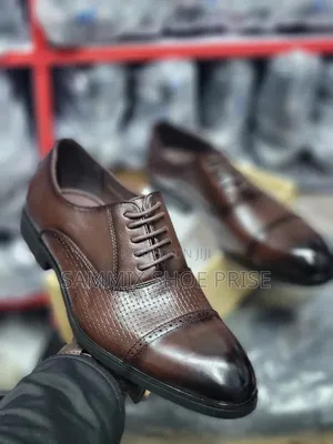 Men's Leather Derby Official Shoes