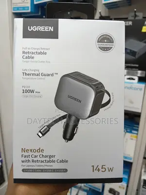 Chaja ya Gari ya Haraka ya UGREEN Nexode 145W