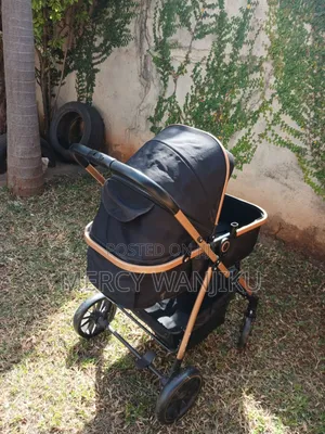 Pram/Stroller Mpya ya Kifahari Nyeusi